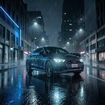 Свет фар Audi Q