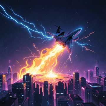 В полёте над землёй (Версия 2)