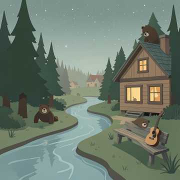 Про соседей и медведей (туристская романтическая)