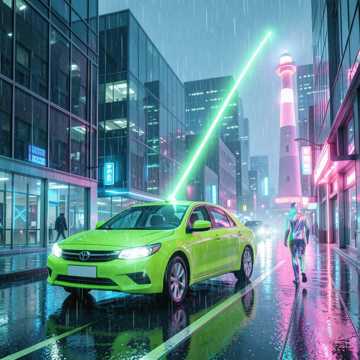 Neon Taxi