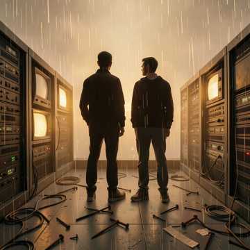 На одном сервере (Версия 2)