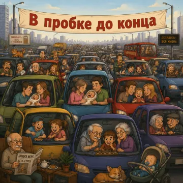 В пробке до конца
