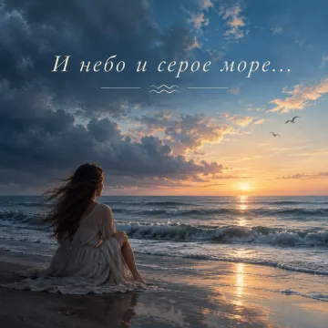 И небо, и серое море...