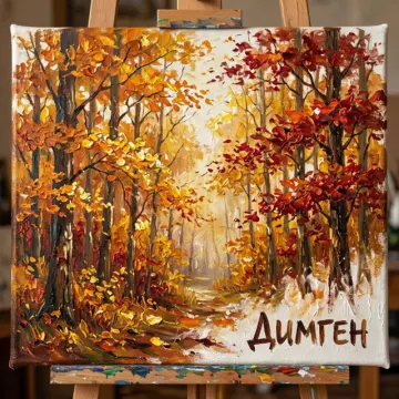 Осень - художник