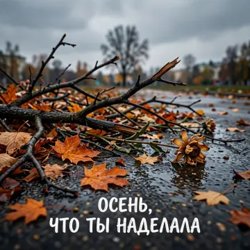 Осень,что ты наделала?