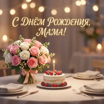 Мама,с Днём рождения