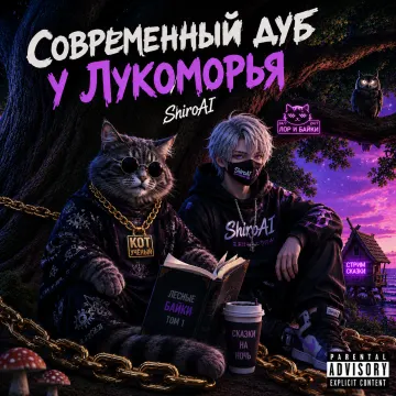Современный дуб у Лукоморья