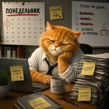 •Понедельник• ( стихи мои)