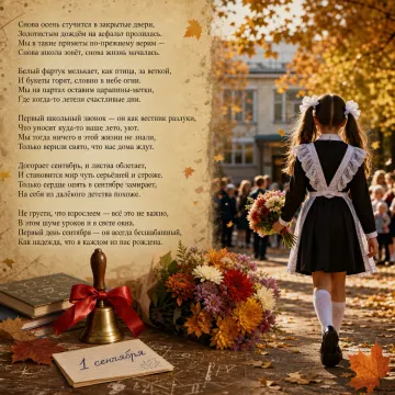 • Первое сентября • ( стихи мои)