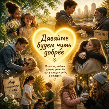 •Чуть добрее• ( стих мой)