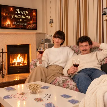 Обложка трека «Вечер у камина🥂»