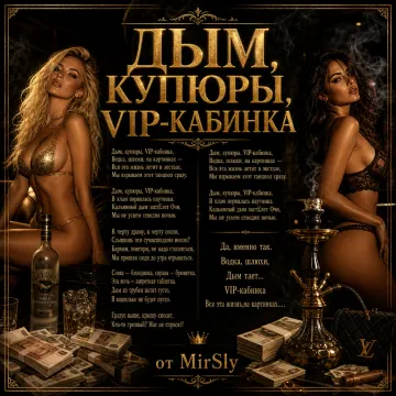 Дым, купюры, VIP-кабинка